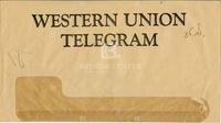[Western Union envelope]