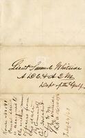 [Letter confirming the assignment of quarters to John L. Haynes and others]