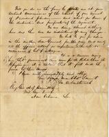 [Letter from M.A. Southworth to Brigadier General A.J. Hamilton]