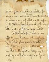 [Letter to John L. Haynes describing his duties for the Freedmen's Bureau]