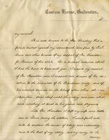 [Letter from John L. Haynes to George S. Boutwell regarding a letter addressed to him requesting Haynes' removal from office]