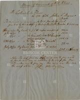 [Letter from Noah Cox to John L. Haynes regarding the collection of debts in Romas, Texas]