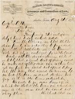 [Letter from Chandler, Carleton & Robertson to John L. Haynes regarding the Salt Lake case]