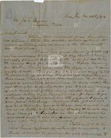[Letter from Noah Cox to John L. Haynes regarding cases and patents]
