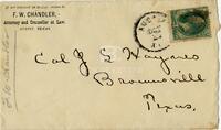 [Envelope corresponding to a letter from F.W. Chandler to John L. Haynes regarding Colonel Murphy]