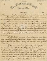 [Copy of a letter from F.W. Chandler, Fred Carleton, and J.W. Robertson to Texas Attorney General regarding land title cases]