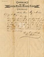[Letter from Frank Brown to John L. Haynes requesting employment]