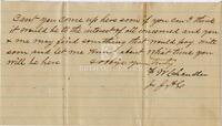 [Note from F.W. Chandler to John L. Haynes]