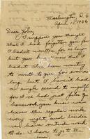 [Letter from Mamie Haynes to John R. Haynes]