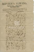 [Expedient ruling of the Constitutional Court of Ciudad Guerrero en the year 1867]