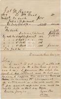 [Note from John M. Haynes to John L. Haynes with proposed payment schedule for repaying debt to William Neale]