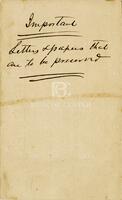 [Personal note written by John L. Haynes]