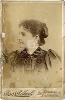 [Card photograph of a woman]