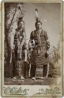 [Portrait of two Native American men]