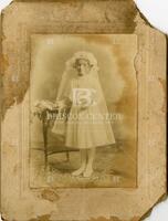 [Card photograph of a young girl]