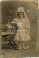 [Card photograph of a young girl]