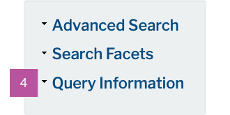 image of the query information option